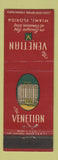 Matchbook Cover - Venetian Hotel Miami FL