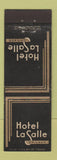 Matchbook Cover - Hotel LaSalle Chicago IL