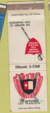 Matchbook Cover - Marconi's Restaurant San Francisco CA WEAR