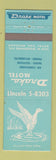 Matchbook Cover - Drake Motel Royal Oak MI