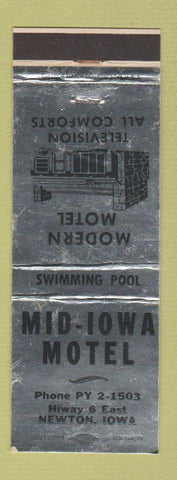 Matchbook Cover - Mid Iowa Motel Newton IA