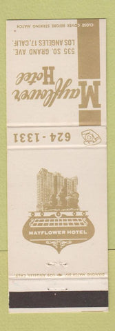 Matchbook Cover - Mayflower Hotel Los Angeles CA