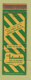 Matchbook Cover - Islander Hotel Islamorada FL WEAR