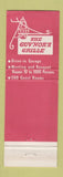 Matchbook Cover - Guvnor's Grille Alexandria Hotel Los Angeles CA