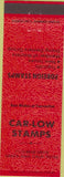 Matchbook Cover - Car Low Stamps Santa Ana CA collecting red