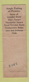 Matchbook Cover - Rockingham Hotel Portsmouth NH