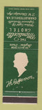 Matchbook Cover - Monticello Hotel Charlottesville VA