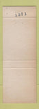 Matchbook Cover - Adams Hotel Denver Colorado