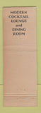 Matchbook Cover - Mead Hotel Wisconsin Rapids WI
