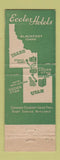 Matchbook Cover - Ben Lomond Hotel Ogden UT Logan UT Blackfoot ID Eccles
