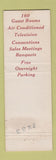 Matchbook Cover - Hotel Alexander Hagerstown MD WEAR