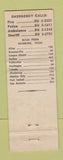 Matchbook Cover - Frontier Motel Edinburg TX