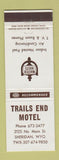 Matchbook Cover - Trails End Motel Sheridan WY Master Hosts