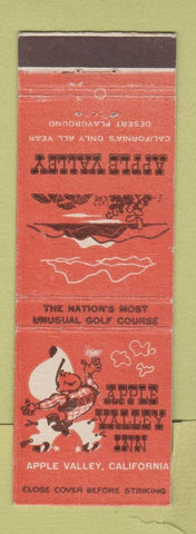 Matchbook Cover - Apple Valley Inn CA