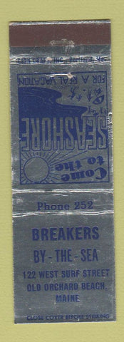 Matchbook Cover - Breakers by the Sea Old Orchard Beach ME