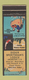 Matchbook Cover - Sioux Sportsman's Lodge Arlington SD WEAR