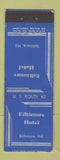 Matchbook Cover - Biltmore Hotel Baltimore MD