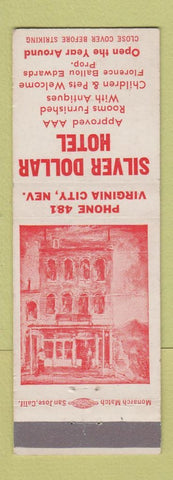 Matchbook Cover - Silver Dollar Hotel Virginia City NV