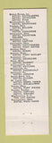 Matchbook Cover - Hotel Fort Hayes Columbus OH Albert Pick
