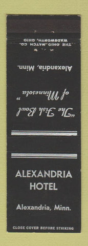 Matchbook Cover - Alexandria Hotel MN