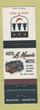 Matchbook Cover - Hotel Le Manoir Motel Riviere Du Loup QC