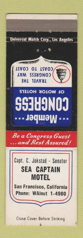 Matchbook Cover - Sea Captain Motel San Francisco CA
