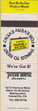 Matchbook Cover - Taylor Rental Center Camarillo CA