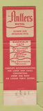 Matchbook Cover - Antlers Hotel Colorado Springs