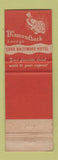 Matchbook Cover - Lord Baltimore Hotel MD