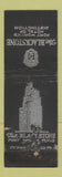 Matchbook Cover - Blackstone Hotel Fort Worth TX WORN