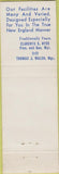 Matchbook Cover - Hotel Touraine Boston MA