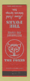 Matchbook Cover - Alamo Hotel Colorado Springs Foxes Restaurant