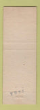 Matchbook Cover - Alamo Hotel Colorado Springs Foxes Restaurant