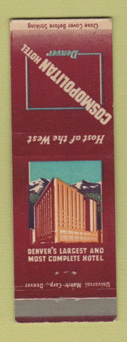 Matchbook Cover - Cosmopolitan Hotel Denver Colorado WEAR