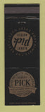 Matchbook Cover - Albert Pick Hotels 1957