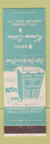 Matchbook Cover - Hotel Kansas Citian Kansas City MO