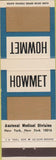 Matchbook Cover - Howmet Austenal Medical Divison New York City