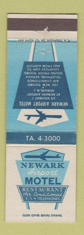 Matchbook Cover - Newark Airport Motel Newark NJ