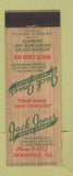 Matchbook Cover - Jack Jones Motor Court Jacksonville FL