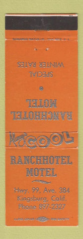 Matchbook Cover - Ranchhotel Motel Kingsburg CA