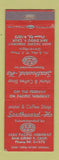 Matchbook Cover - Southward Ho Motel Coffee Shop San Diego CA