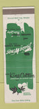 Matchbook Cover - Trade Winds Hotel Courts King Cotton Memphis TX Biloxi MS