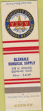 Matchbook Cover - American Surgical Trade Glendale CA