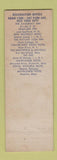 Matchbook Cover - Nittany Lion Inn State College PA Federal WEAR