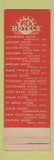 Matchbook Cover - Albert Pick Hotels Antlers Indianapolis IN