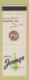 Matchbook Cover - Hotel Jermyn Scranton PA Albert Pick