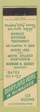 Matchbook Cover - Maryland Hotel Milwaukee WI