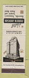 Matchbook Cover - Hotel Andrew Johnson Knoxville TN