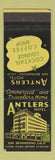 Matchbook Cover - Antlers Hotel San Bernardino CA