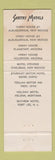 Matchbook Cover - Sentry Motels Flagstaff Holbrook AZ Boise ID Troy OH Helena MT